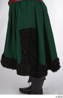  Photos Medieval Aristocrat in green dress 1 Aristocrat Medieval clothing green dress leg lower body 0003.jpg